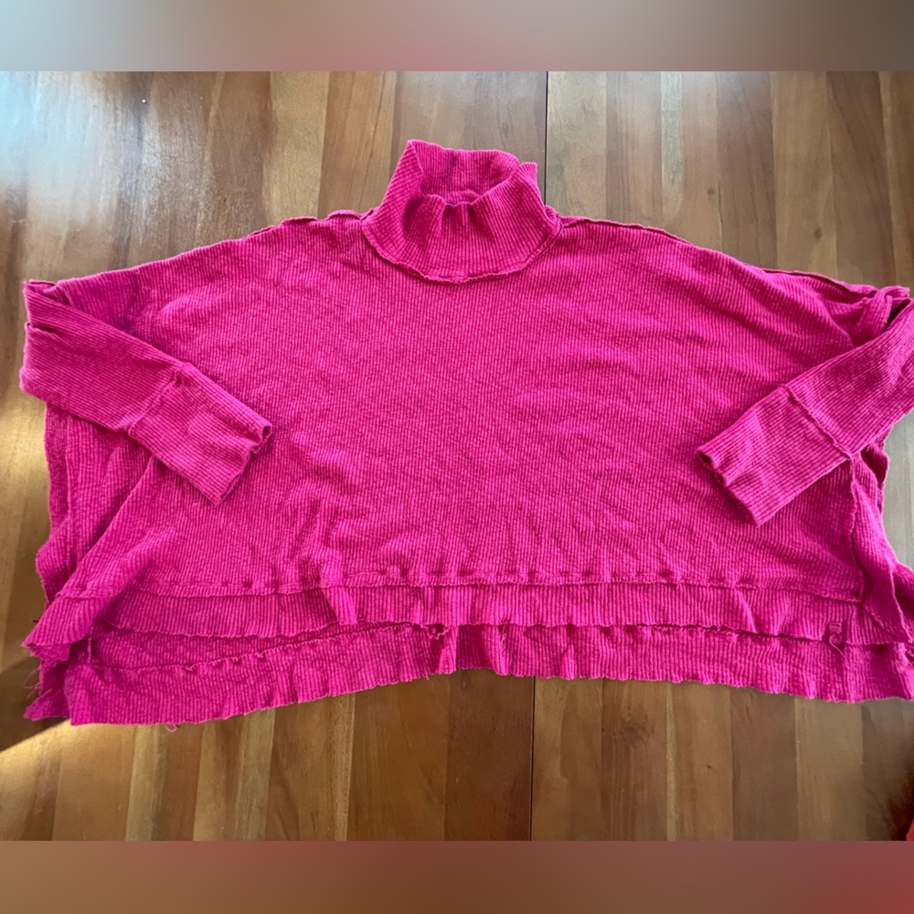 We The Free cropped turtleneck top
